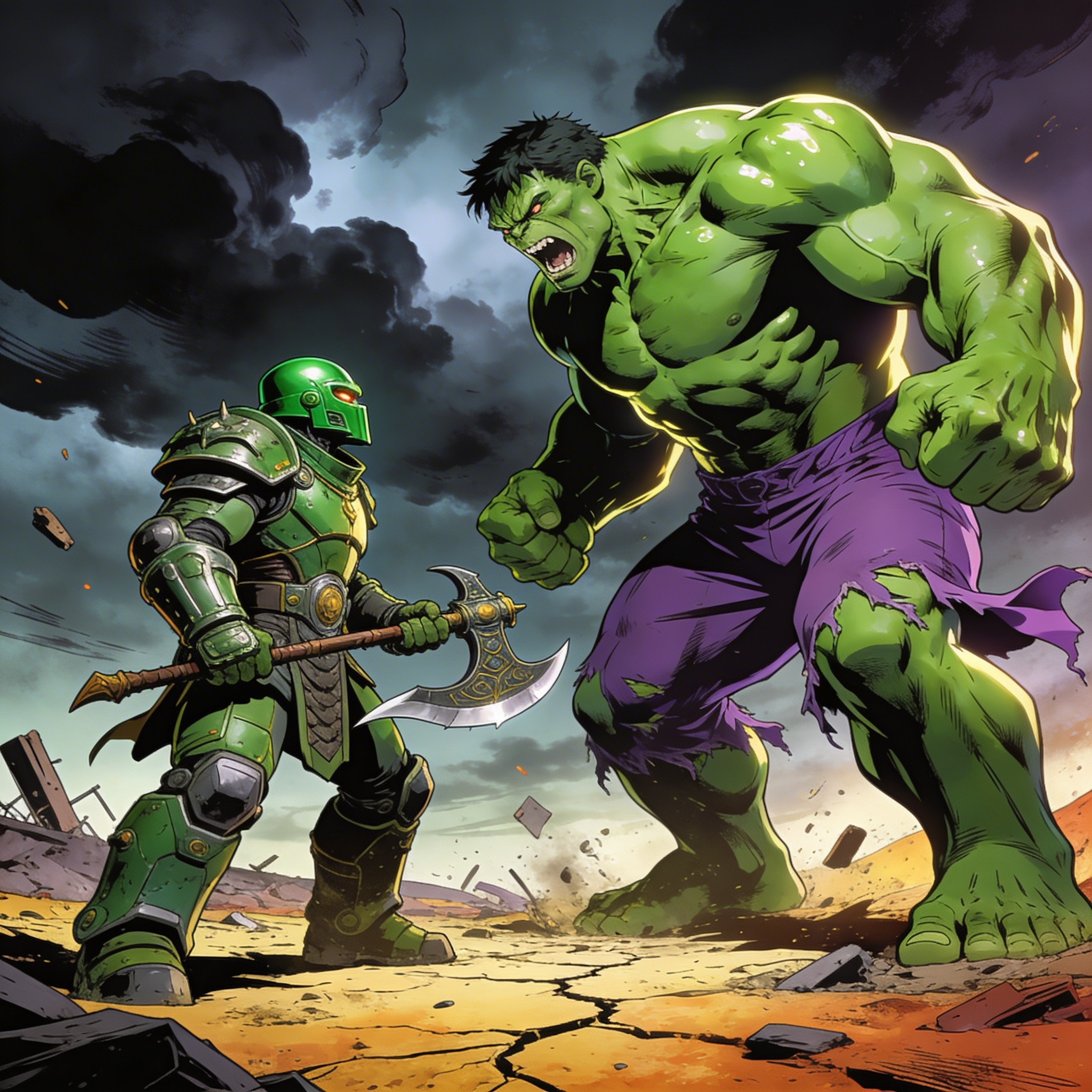 Doomslayer vs Hulk
