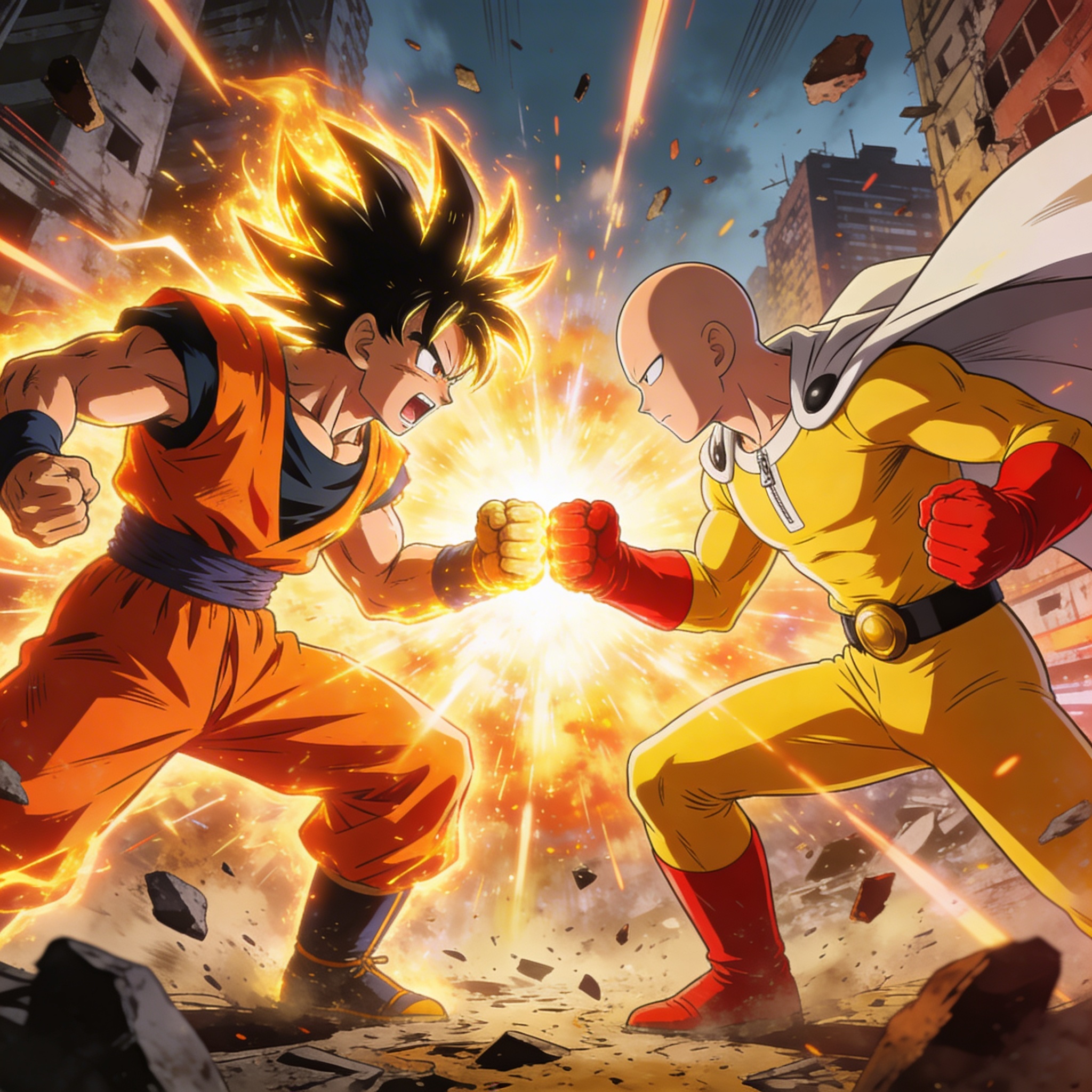 Goku vs Saitama